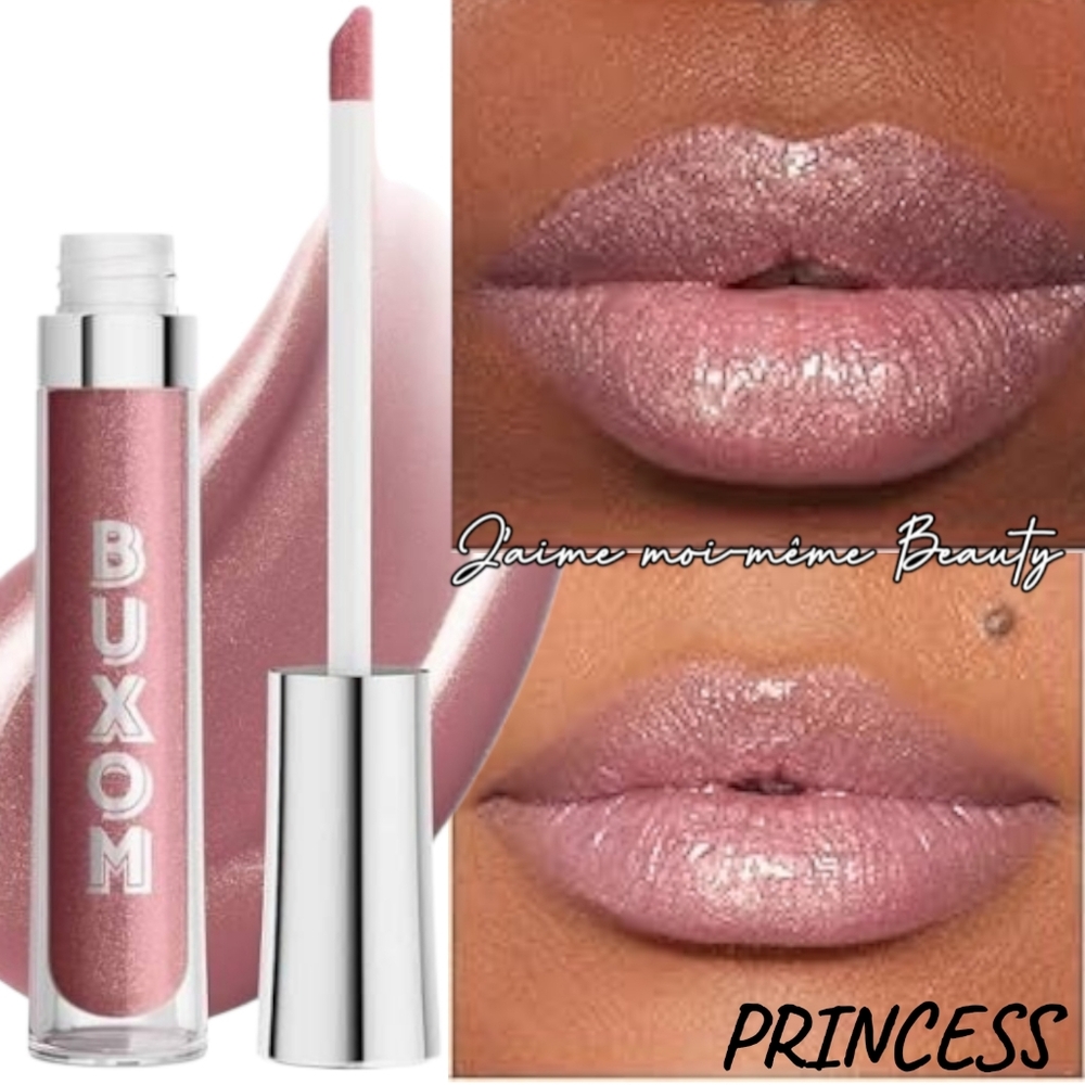Buxom Princess Shimmer Frosted Lavender Baby Pink Pearl Plumping Lip Gloss